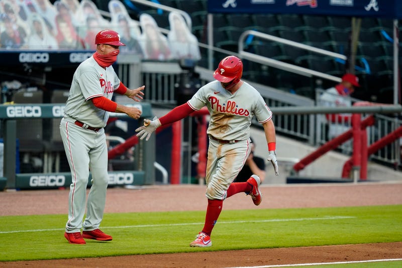 Phillies Braves Baseball