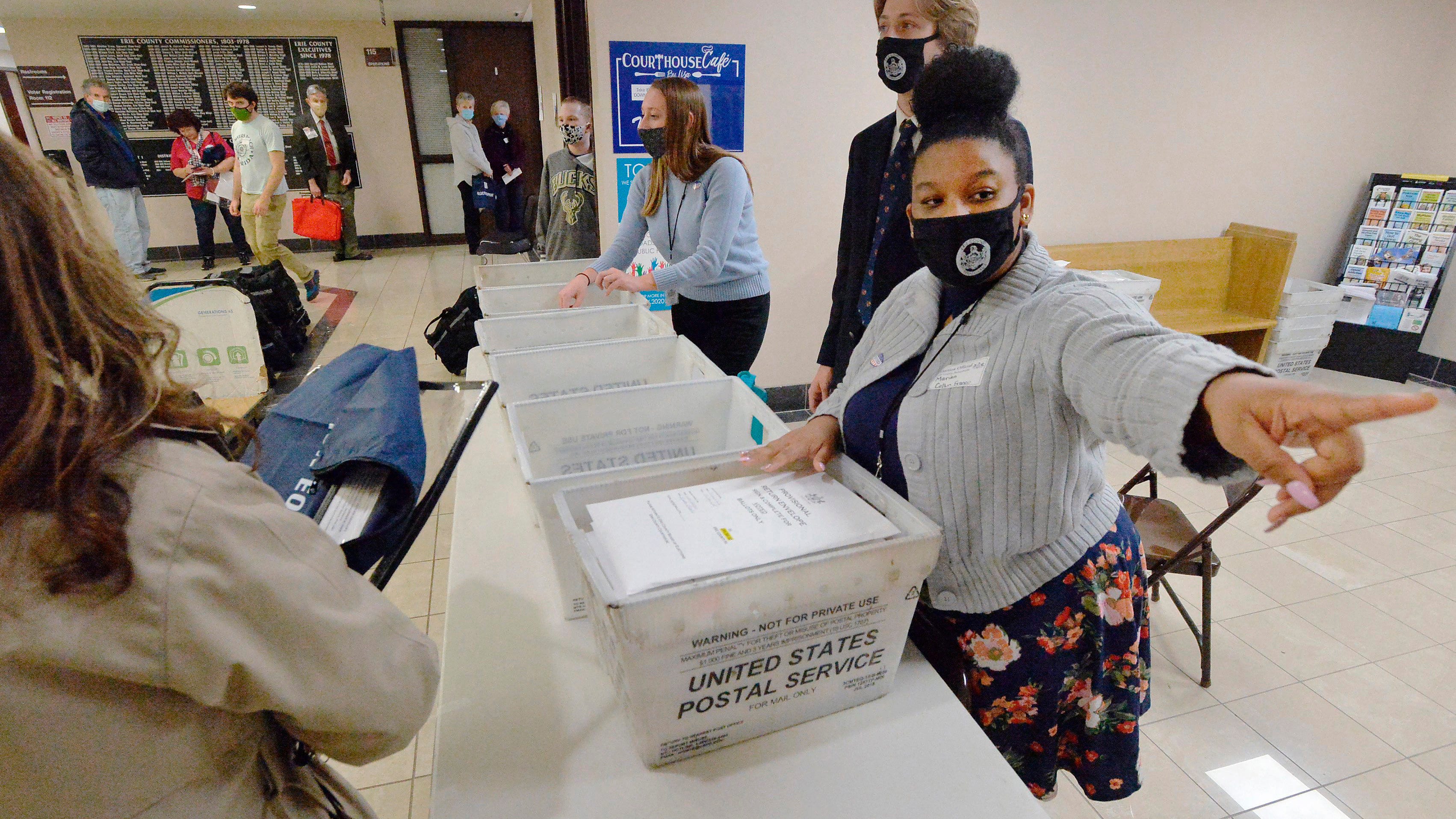 Trump seeks to stop 'all voting,' but only counting remains