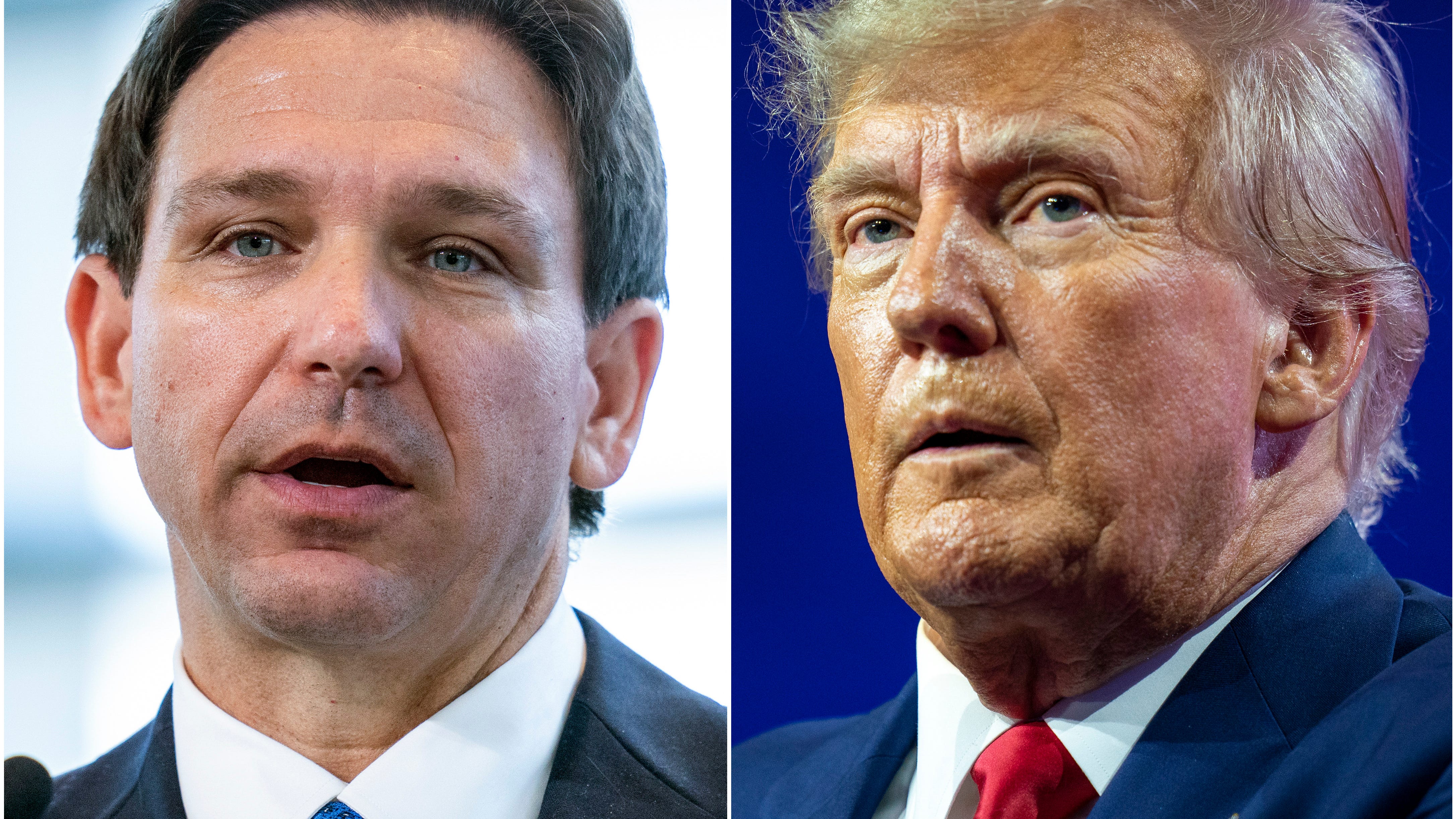 DeSantis hits Trump from the right while the ex-president looks ahead to the general election
