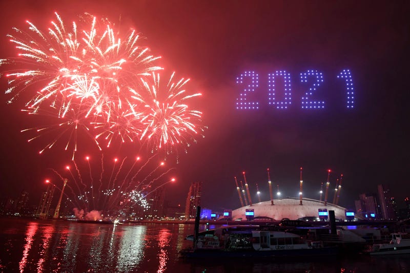 Virus Outbreak Britain New Year