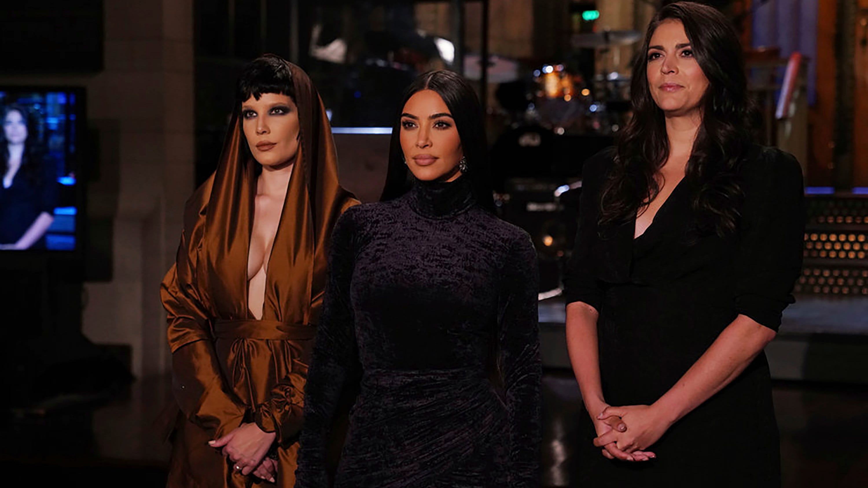 Kim Kardashian West pokes fun at famous family as SNL host