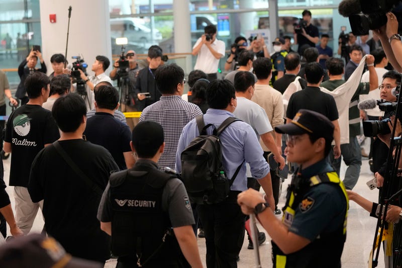 South Korea Hyundai Workers