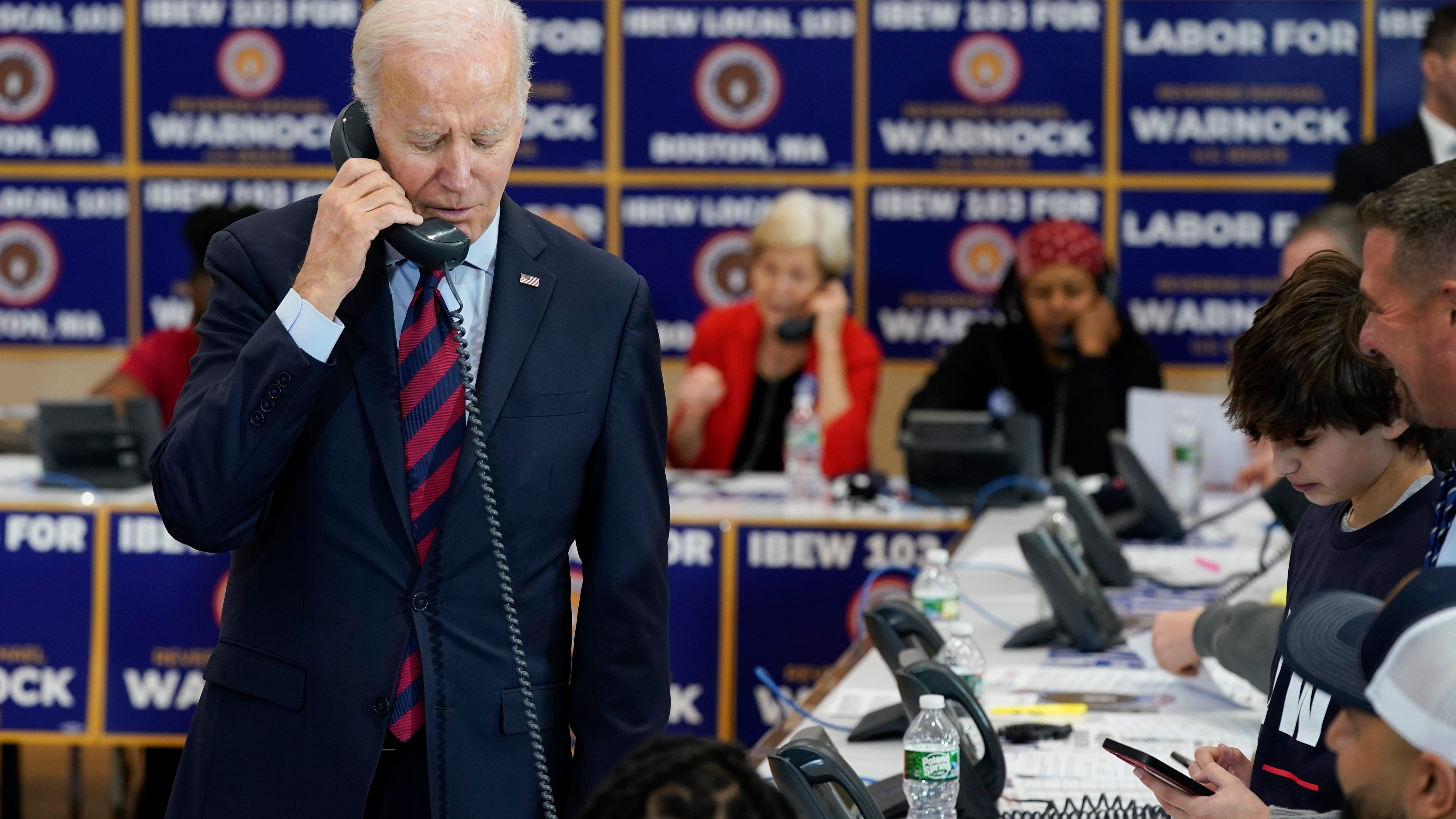 To boost Georgia's Warnock, Biden goes to … Massachusetts