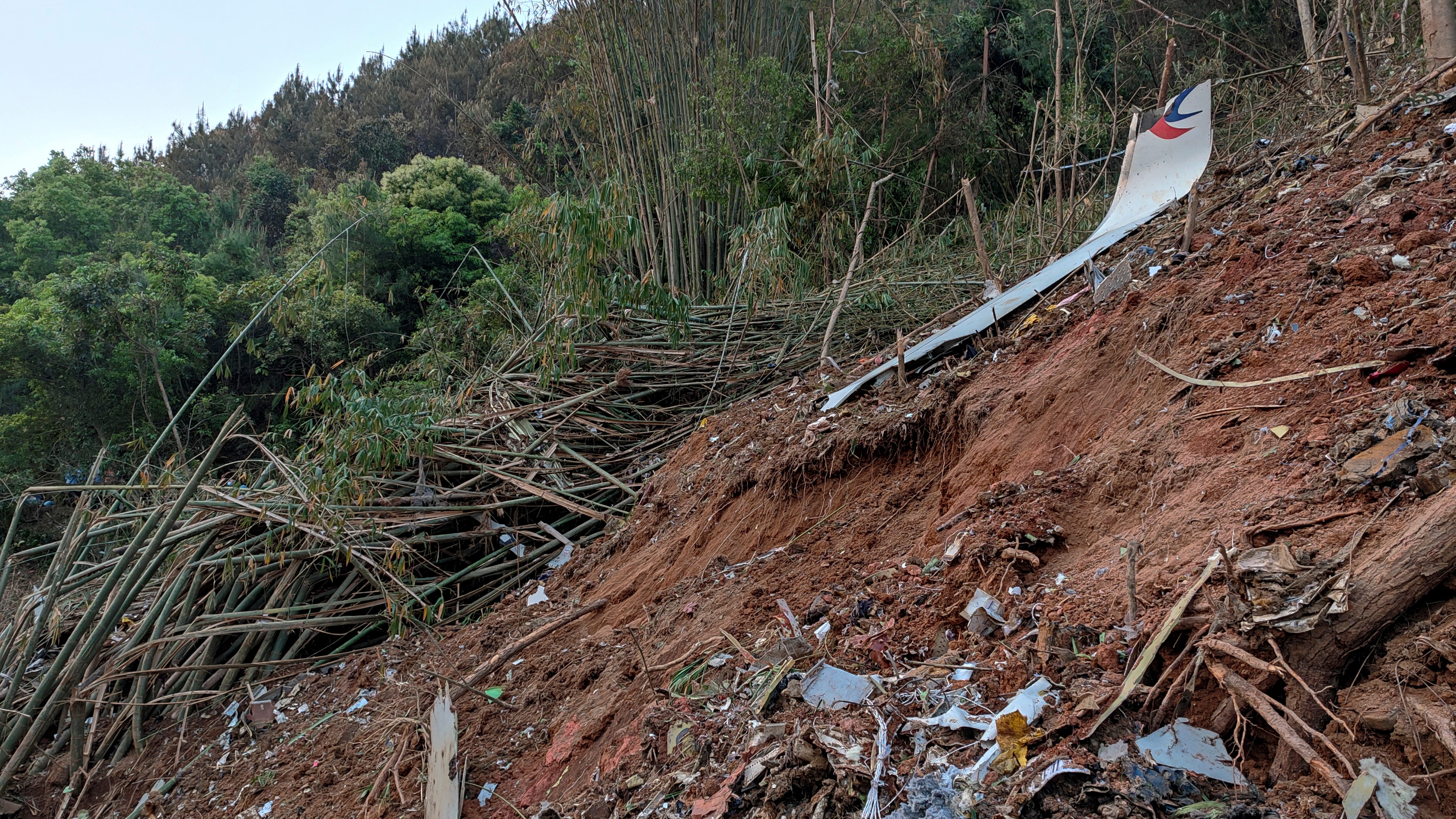 Chinese airliner crashes with 132 aboard in country's south