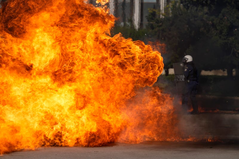 APTOPIX Greece Strike