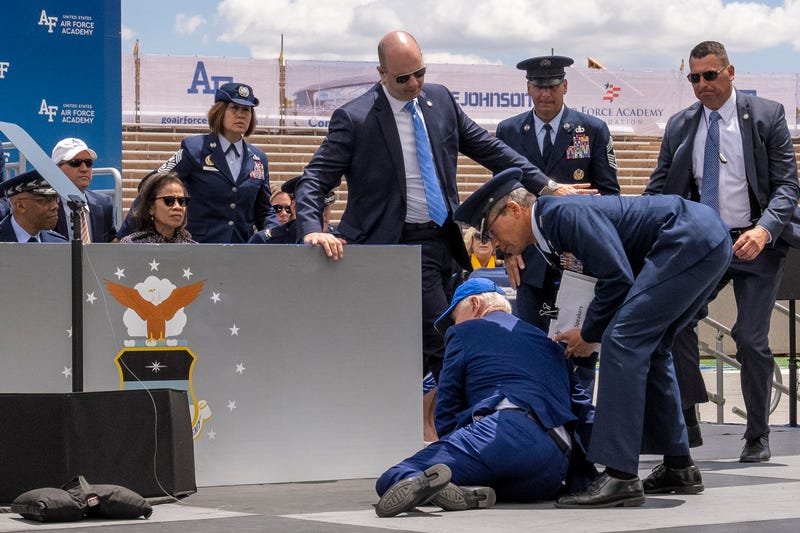 APTOPIX Biden Fall