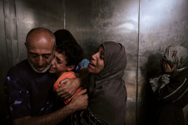 CORRECTION APTOPIX Israel Palestinians