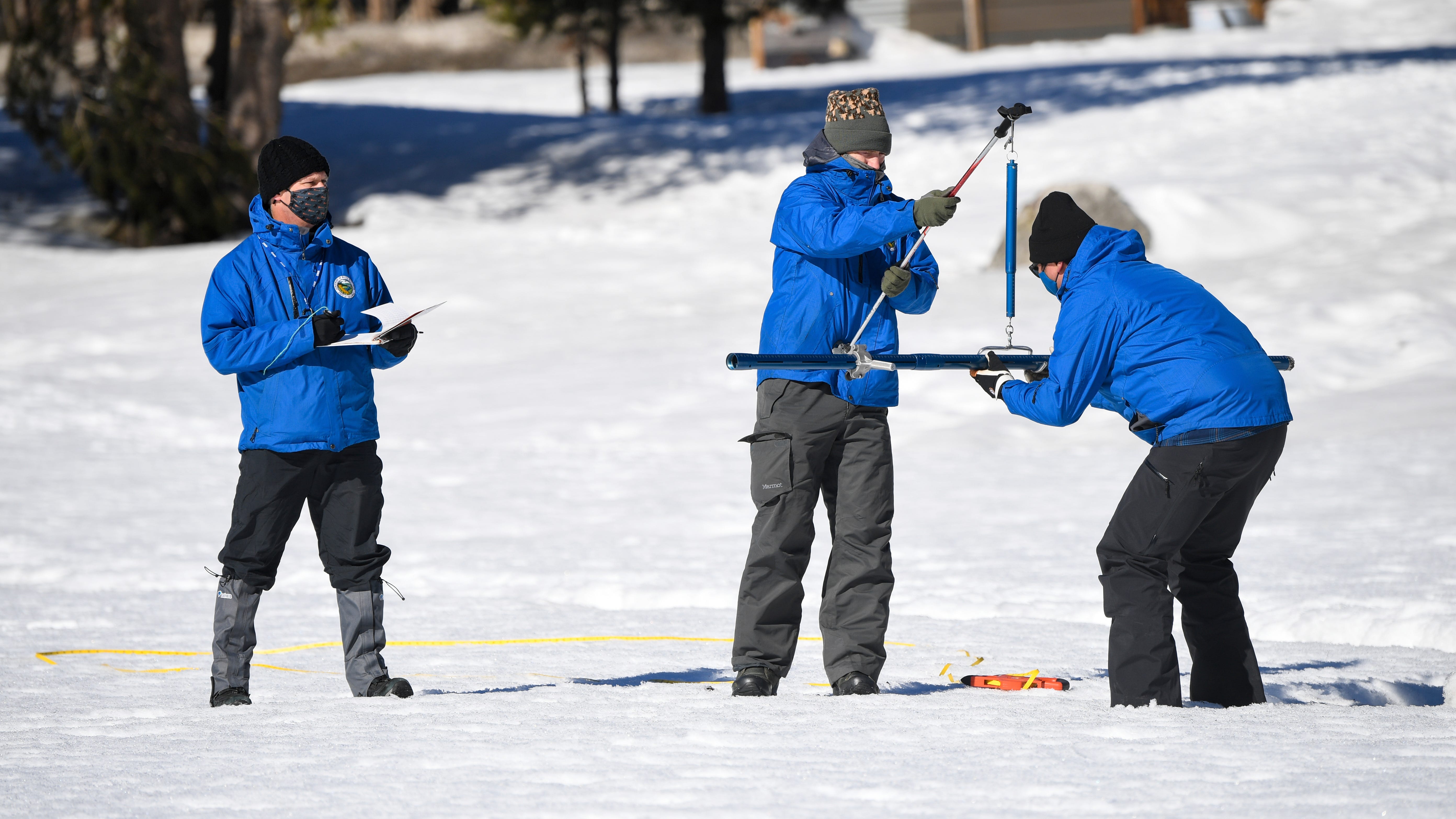 Dry January means less water than normal in California snow