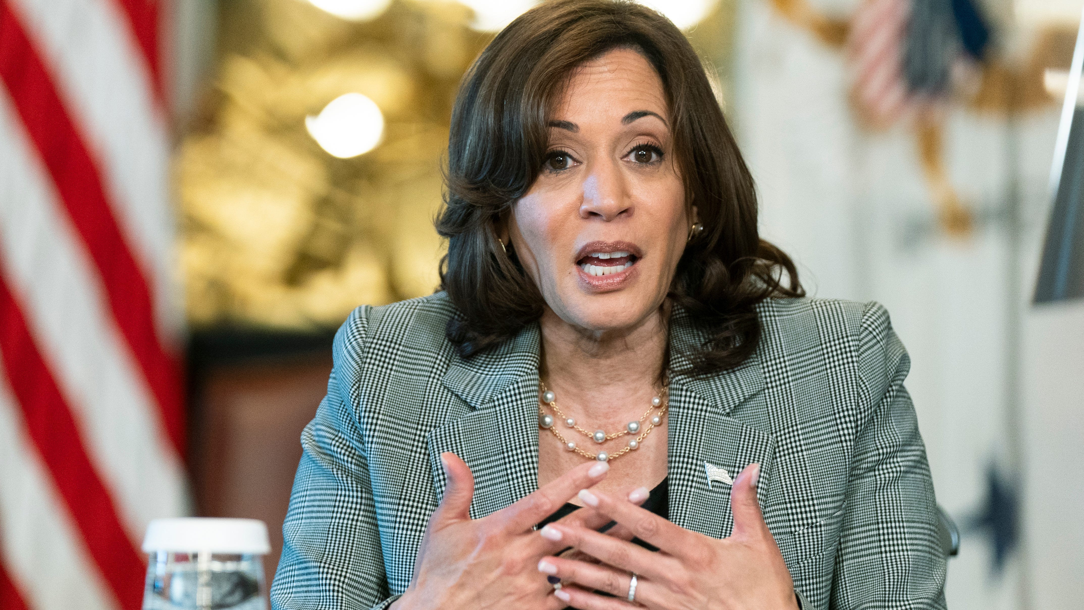 Vice President Kamala Harris matches record for tiebreaking votes in Senate