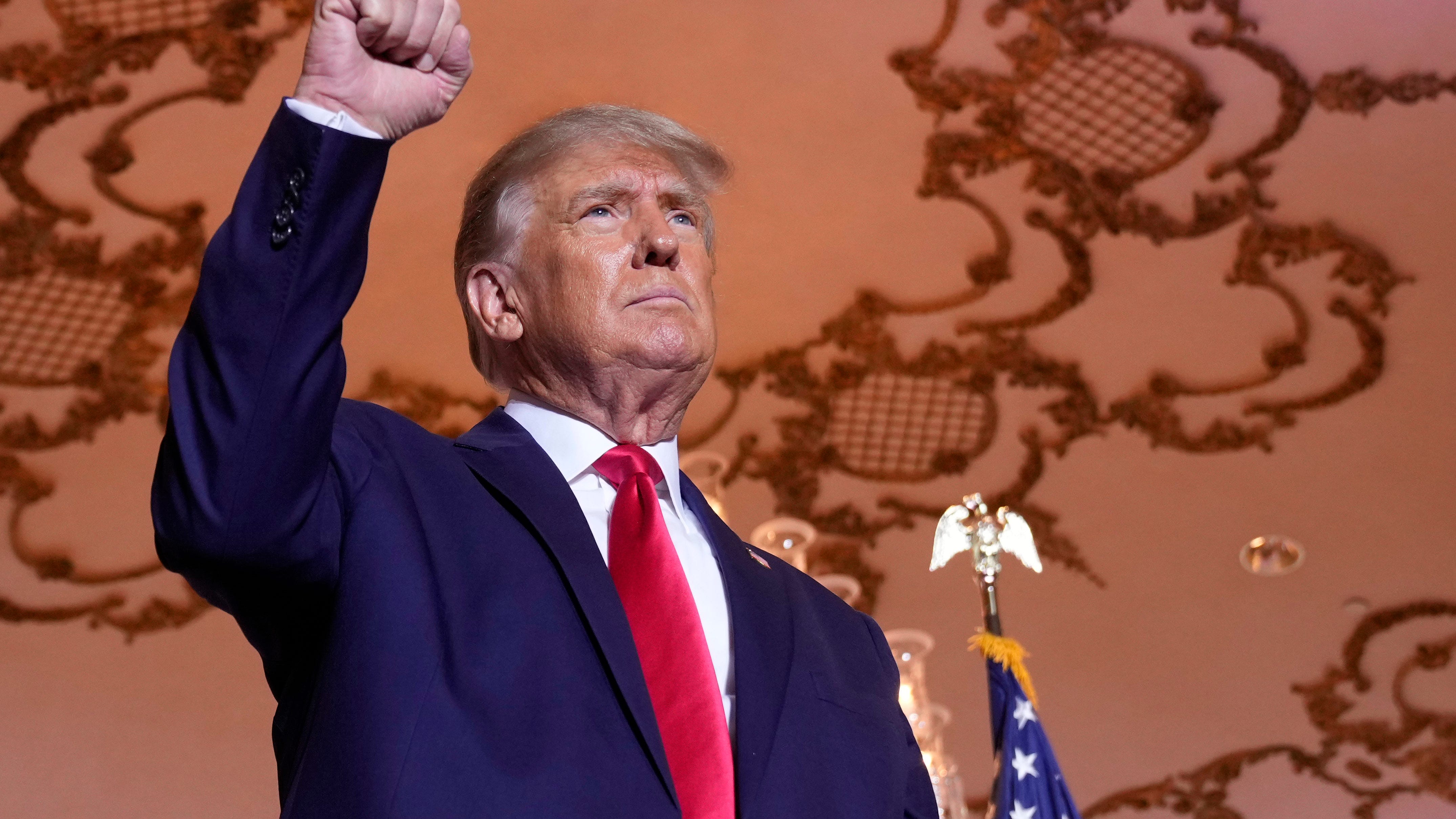 Trump's long-teased White House bid is low key in 1st week