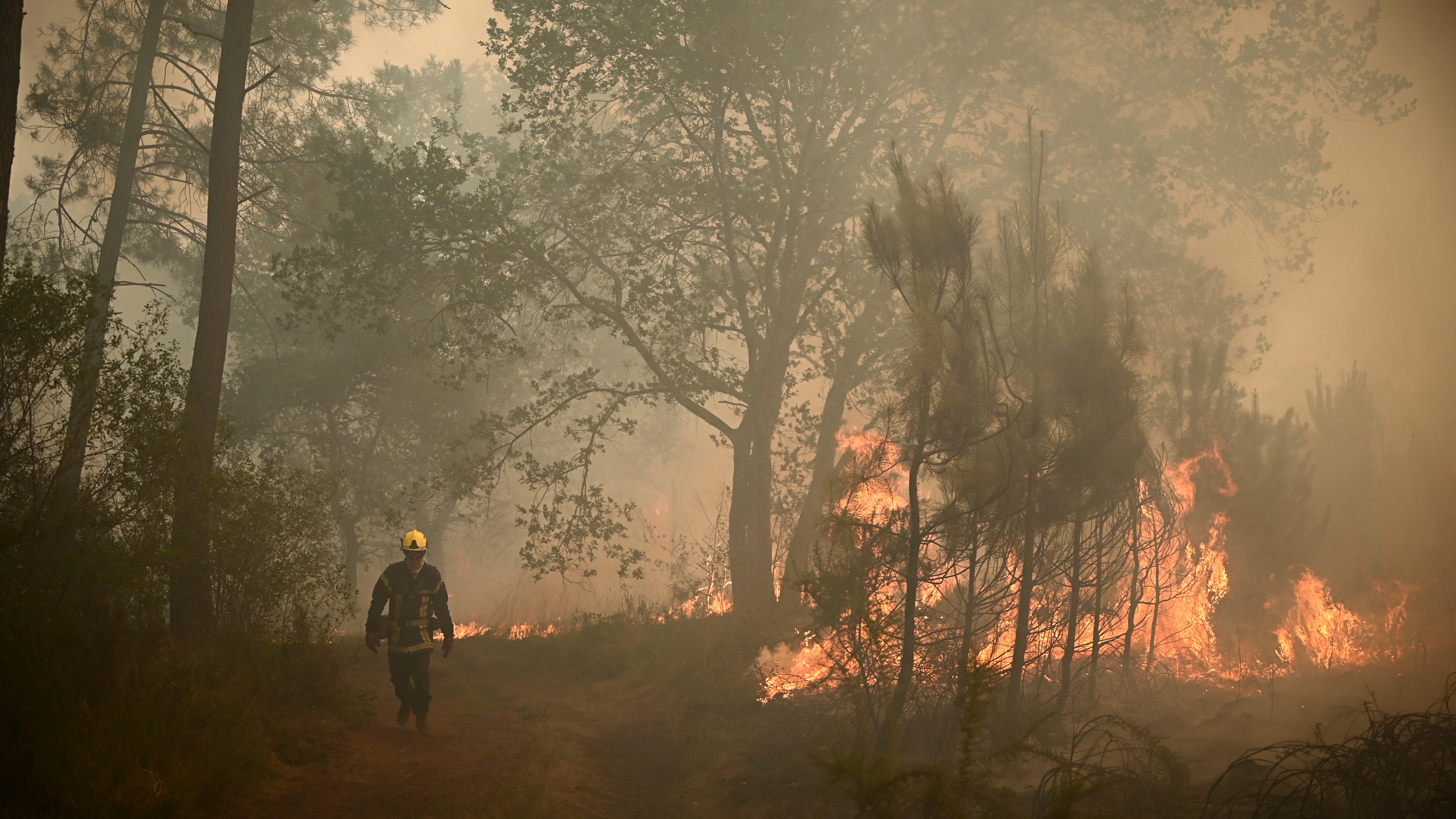 Europe broils in heat wave that fuels fires in France, Spain