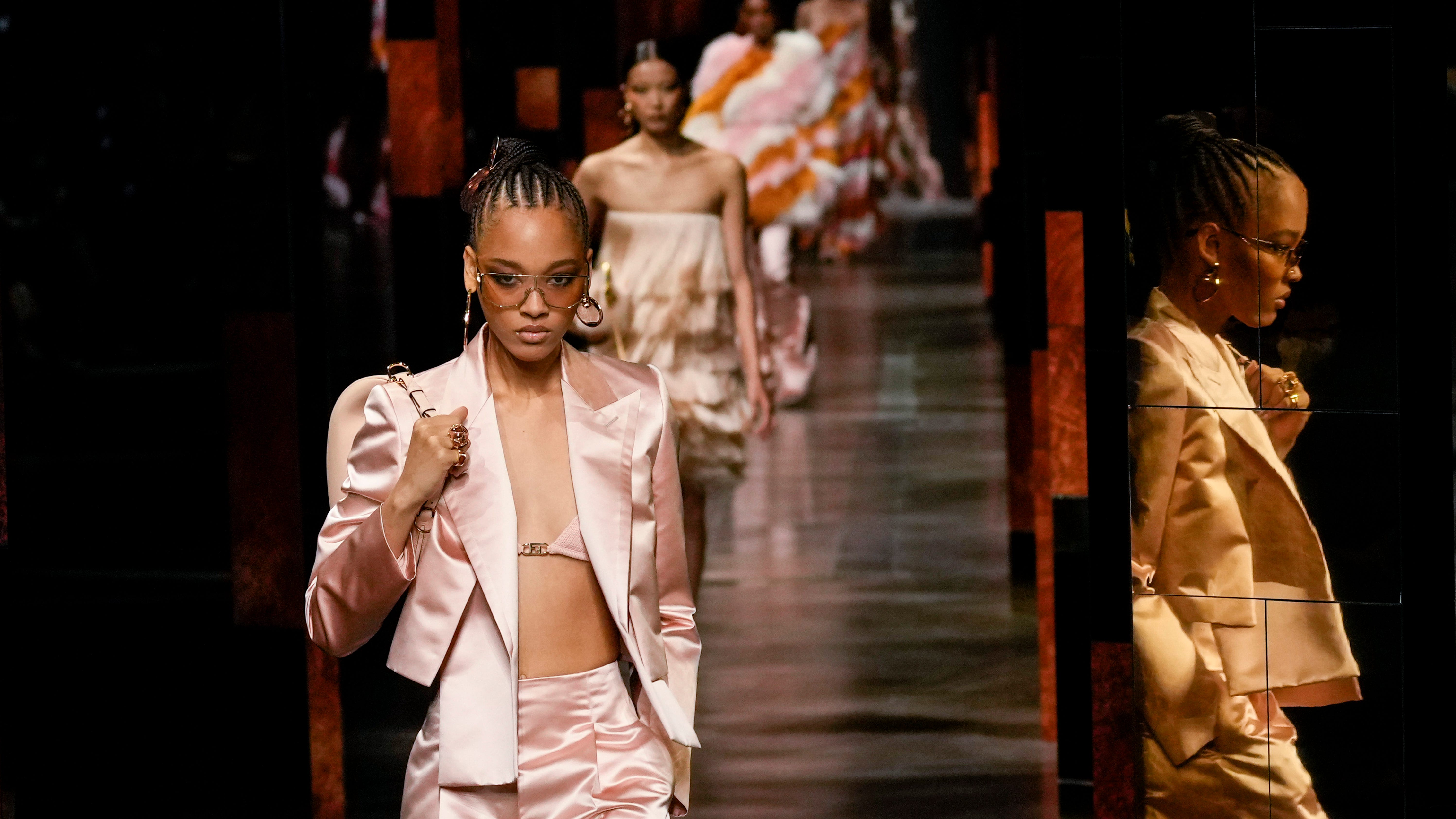 Fendi, Del Core lead Milan fashion's runway return