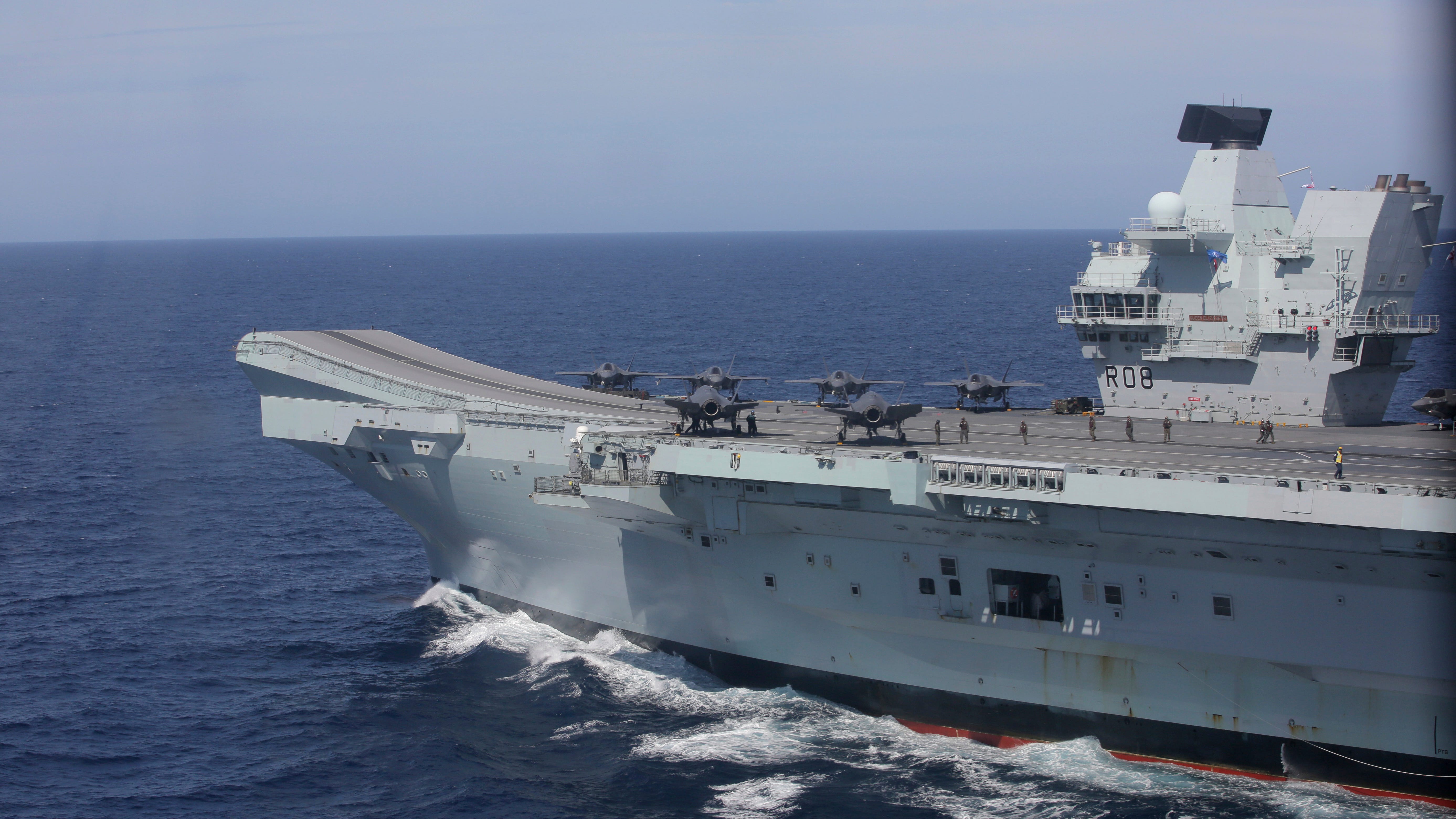 UK F35 fighter jet crashes in Med, pilot ejects safely