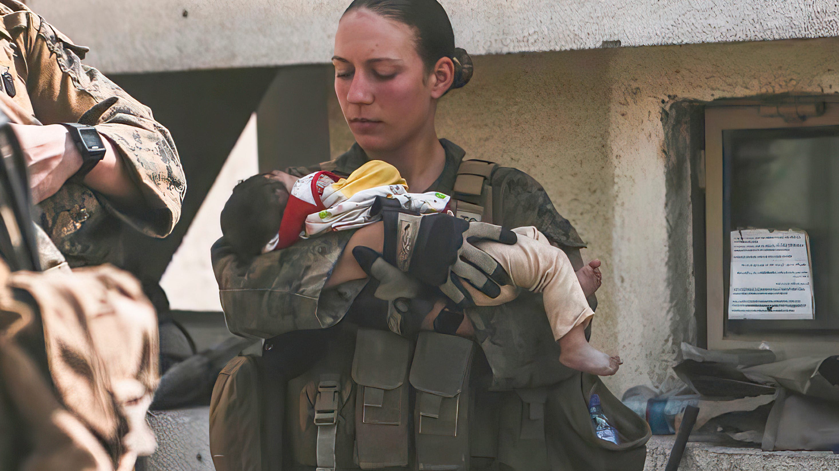 Slain Marine who cradled baby at Kabul airport loved her job
