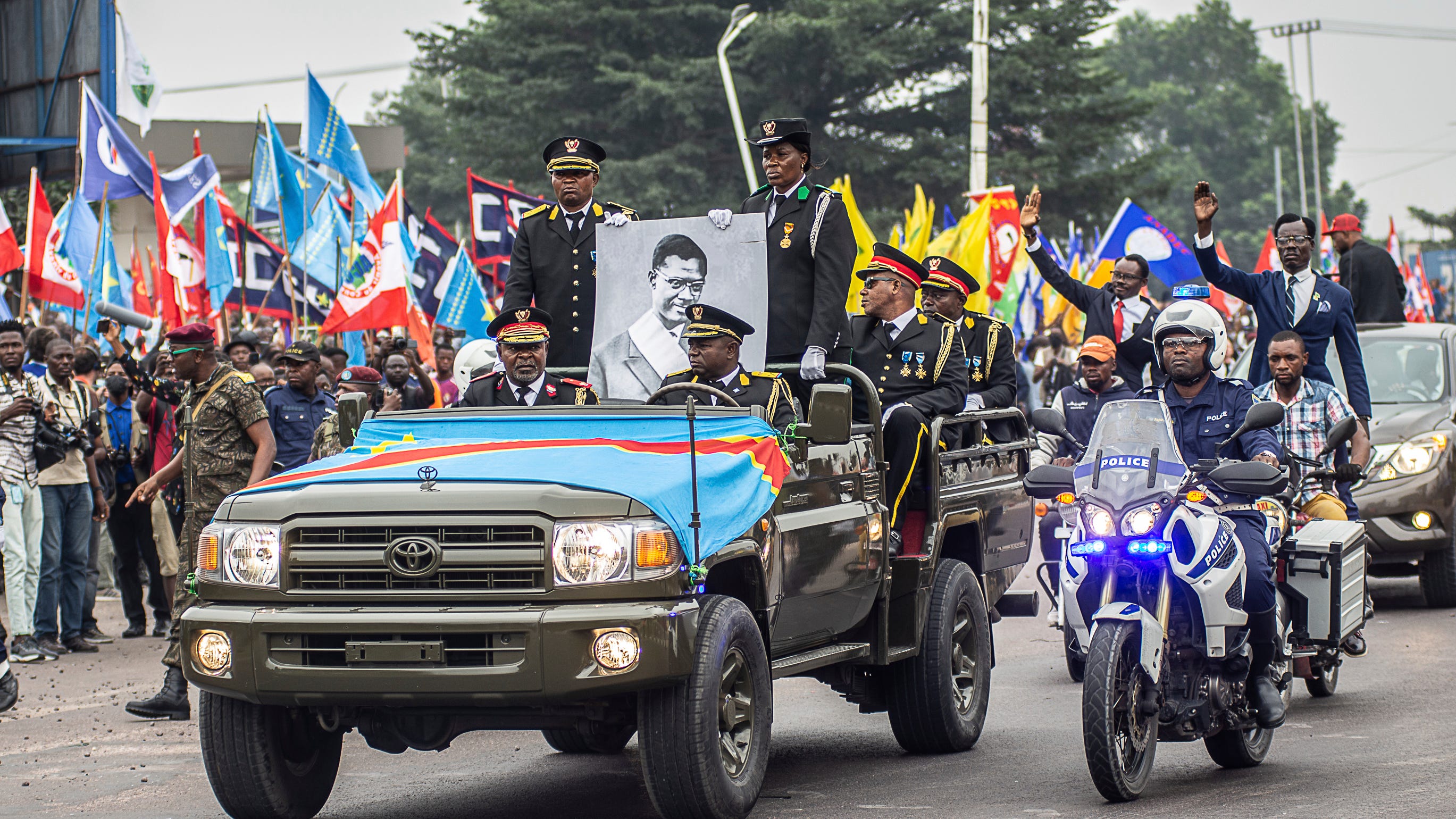 Remains of Congo's independence hero interred amid honors