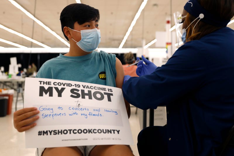 Virus Outbreak-Pfizer-Teen Boosters