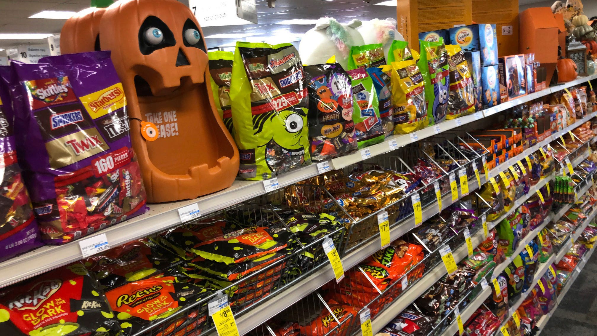 Americans load up on candy, trick or treat - or not