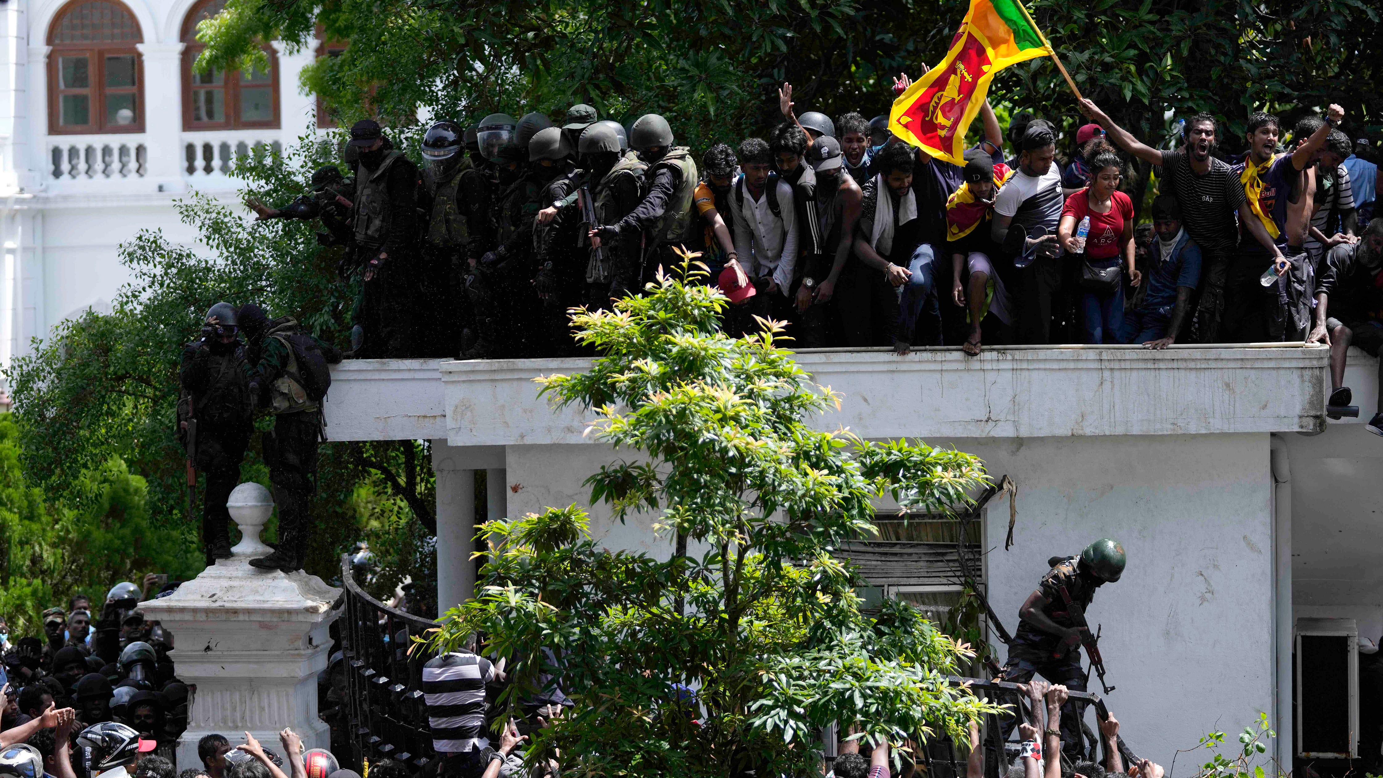 Sri Lanka in crisis: President flees and ire turns to PM