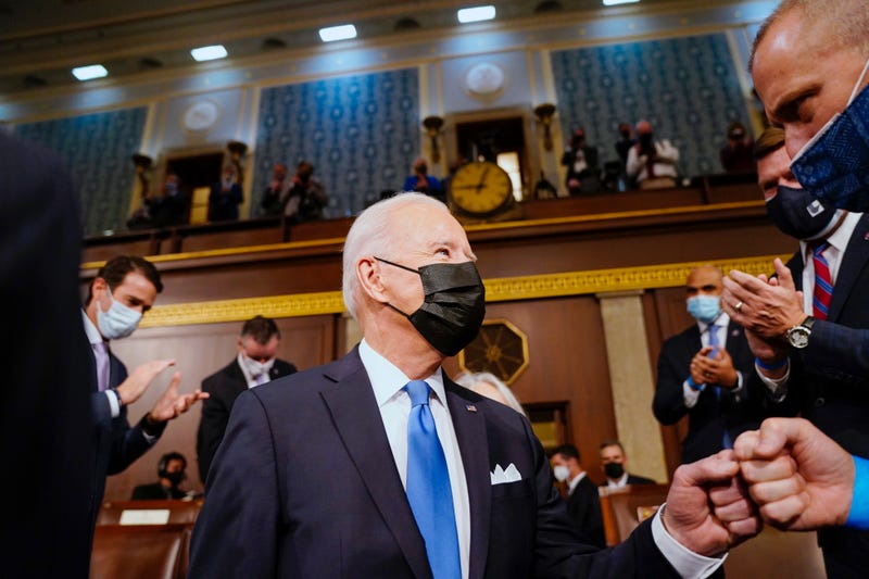 APTOPIX Biden 100 Days Congress