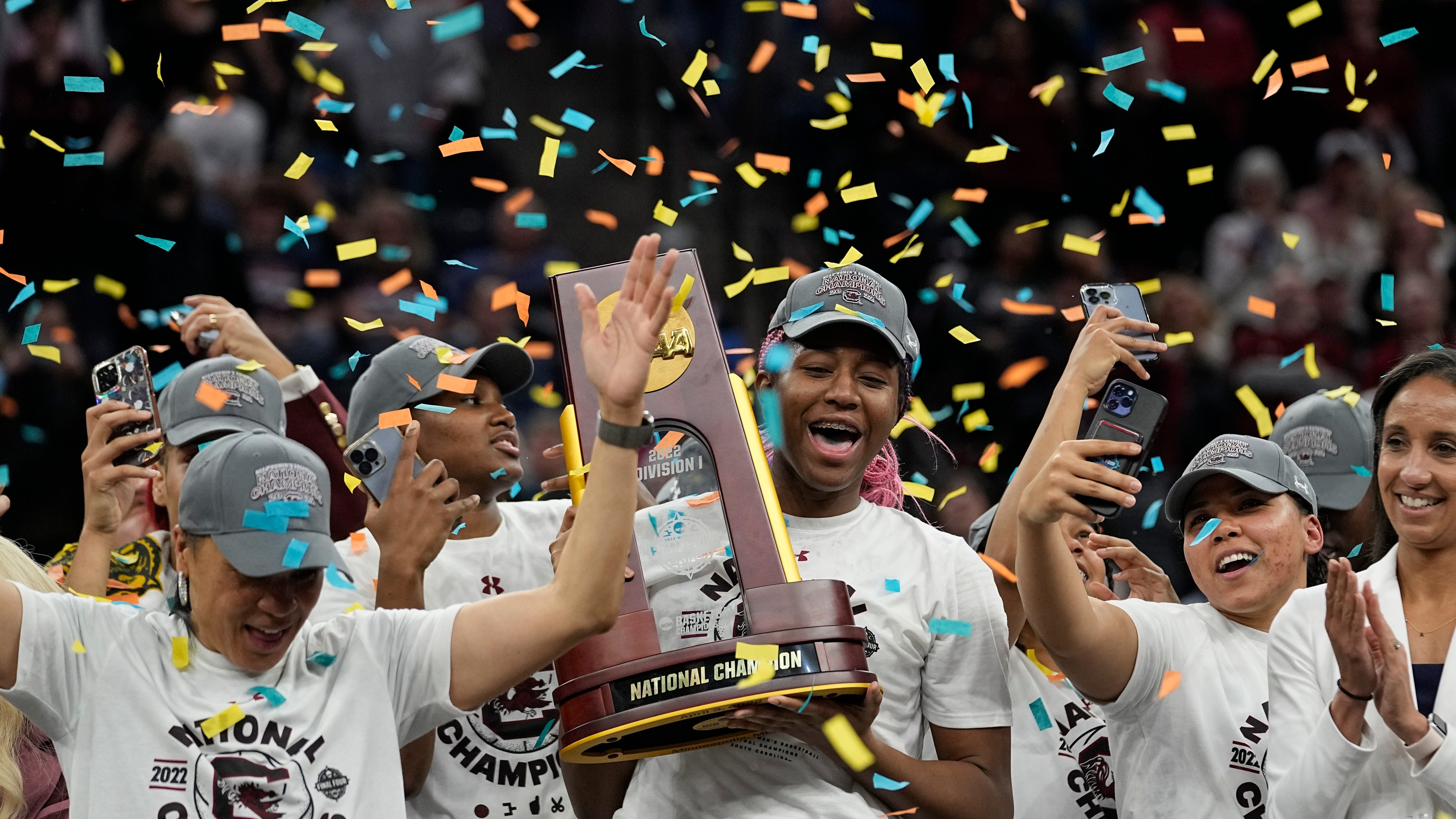 Staley leads South Carolina over UConn for second NCAA title