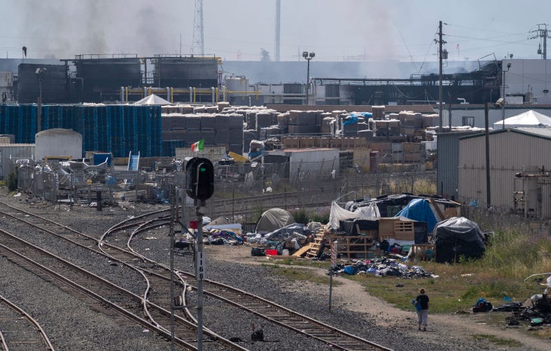 California Food Plant Fire