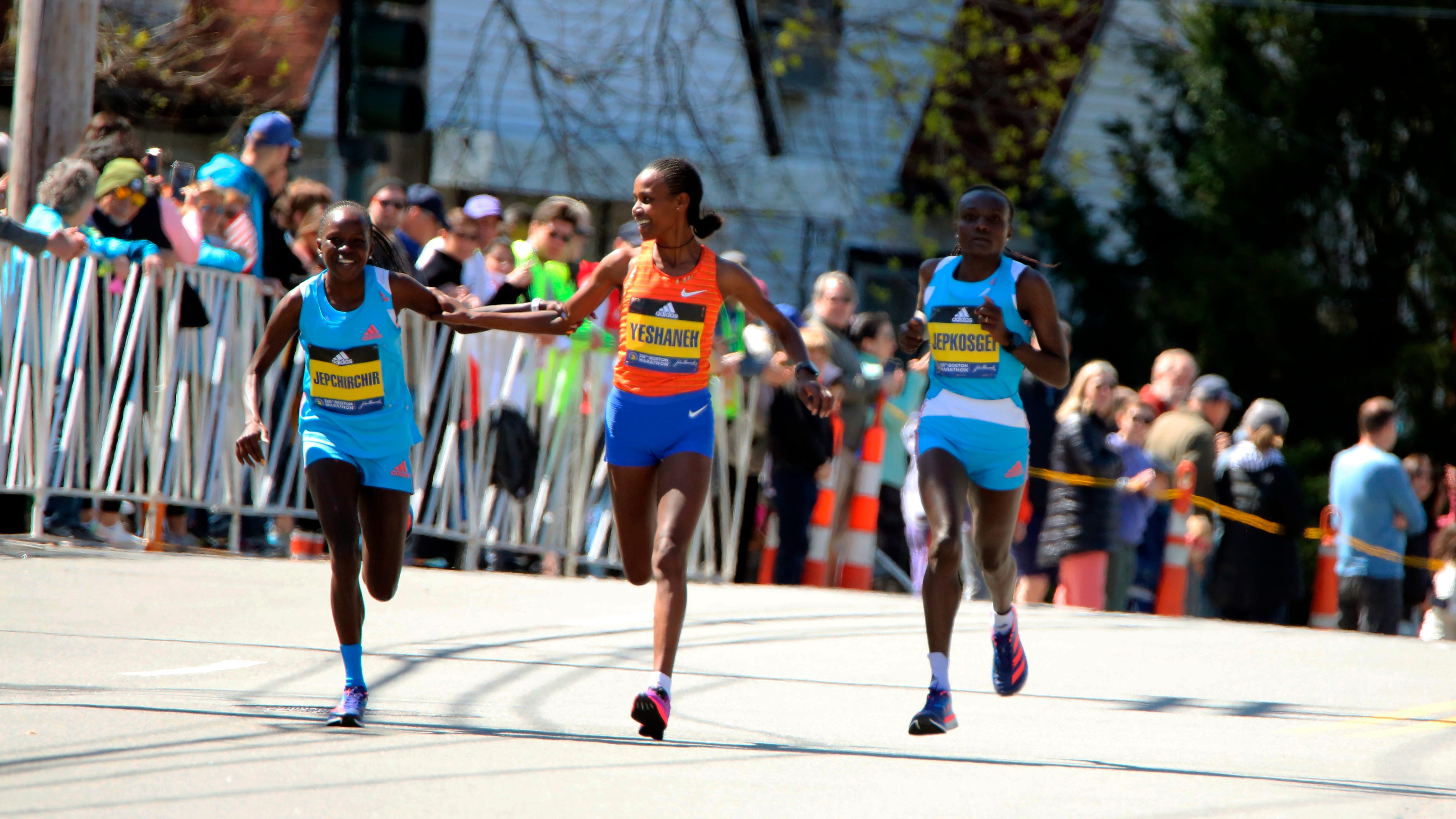 Olympic champ Jepchirchir wins 50th women's Boston Marathon