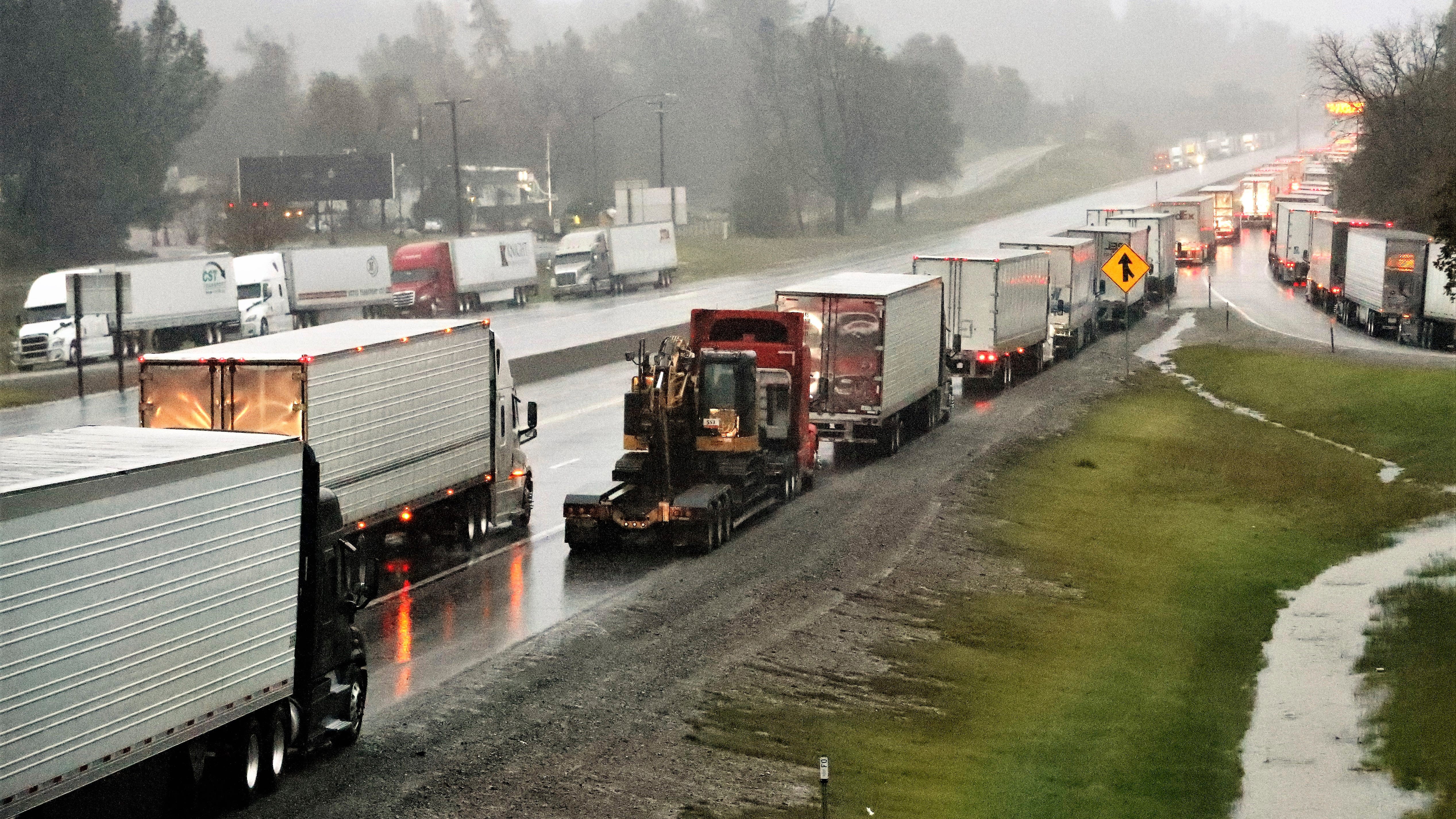 Northern California highway shut down by snow now reopen