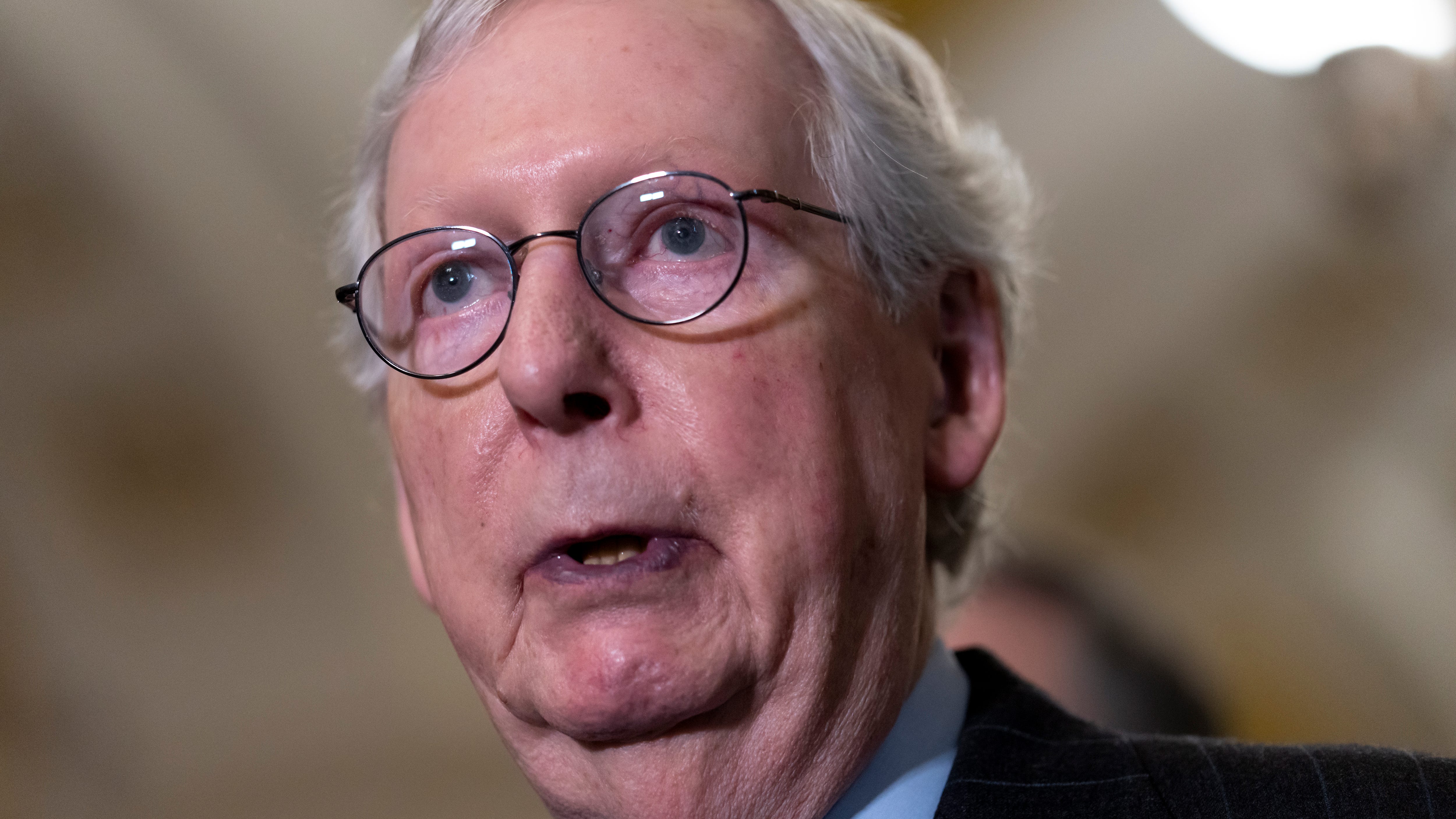 GOP Leader McConnell remains in hospital after concussion