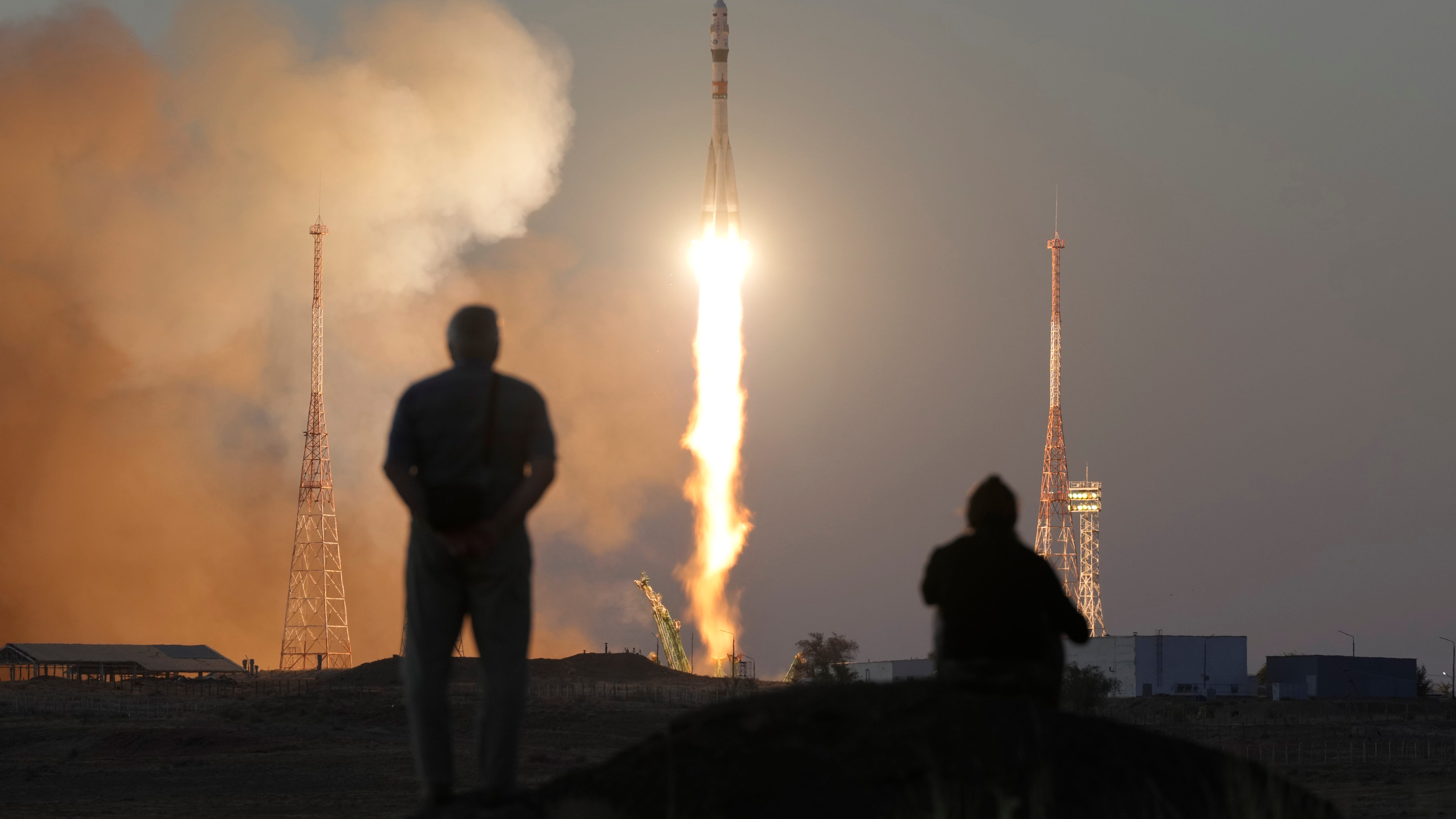 Space station gets 3 new residents after Russian launch