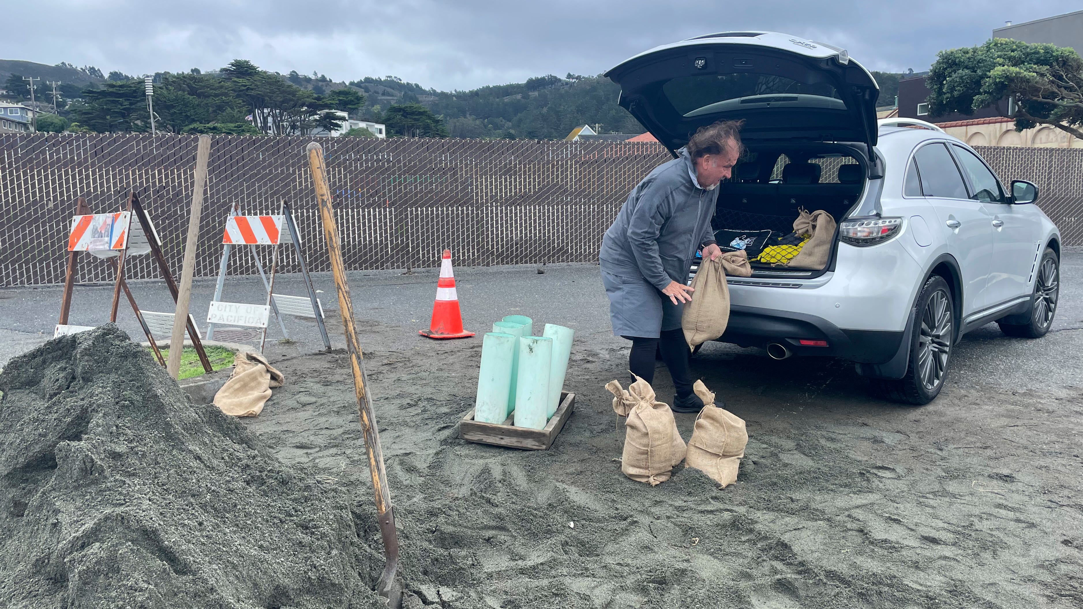 Evacuations ordered as California storm knocks out power