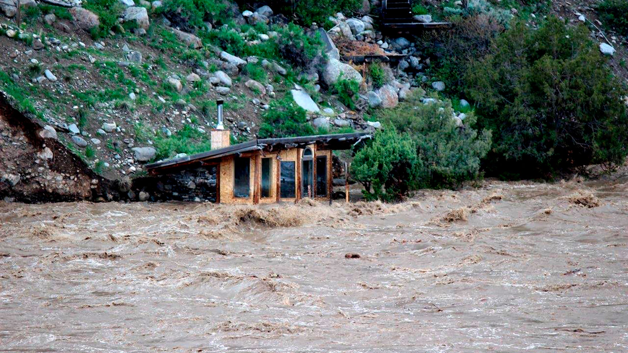 Yellowstone closed after historic floods; some areas cut off