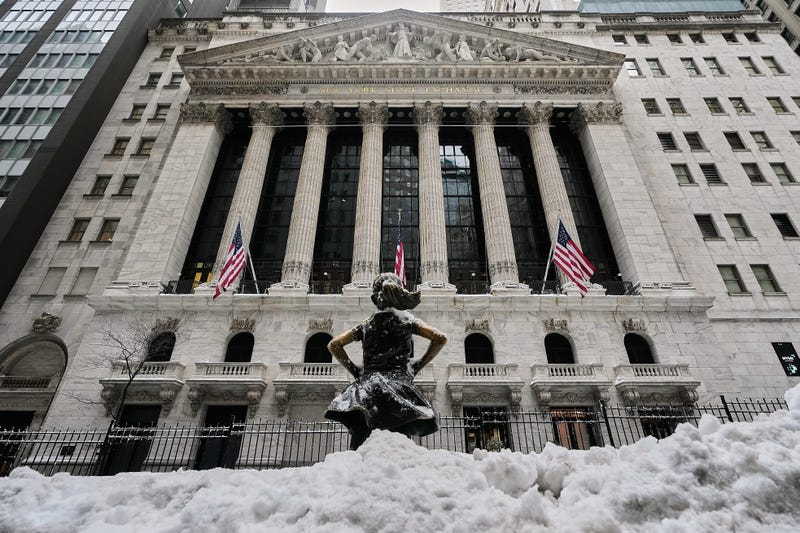 Financial Markets Wall Street Winter Weather