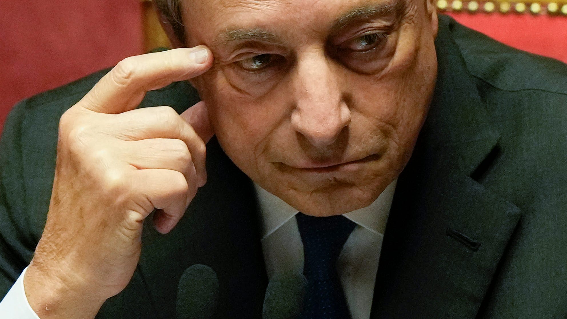 Italy's premier sets conditions to remain in office