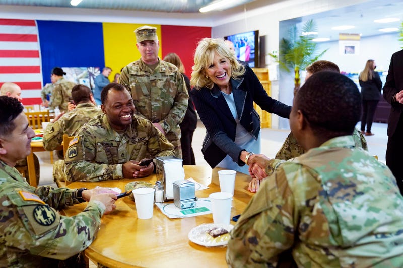 APTOPIX Russia Ukraine War Jill Biden