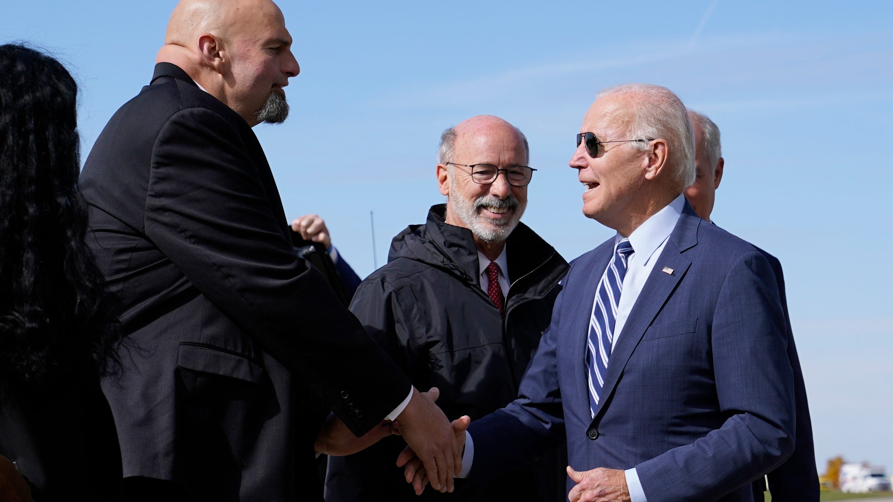 Biden stumps for Pa.'s Fetterman, says 'world is looking'