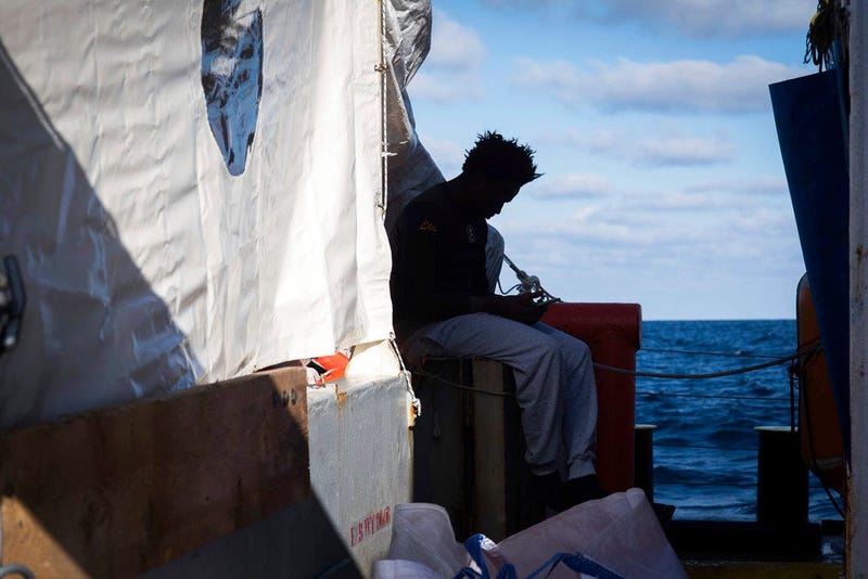  Over 30 migrants saved in the central Mediterranean sea by the German no-profit rescue organization Sea-Watch are still stranded after five days at sea, because no European country is opening its ports to receive them