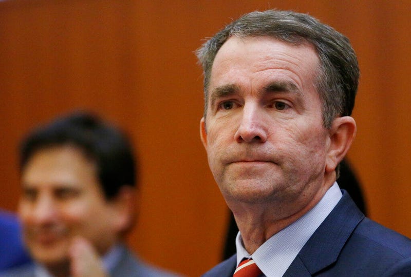 Virginia Gov. Ralph Northam prepares to address a news conference at the Capitol in Richmond, Va., Thursday, Jan. 31, 2019. 
