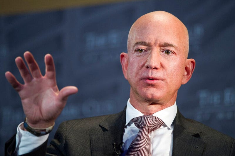 Jeff Bezos, Amazon founder and CEO, speaks at The Economic Club of Washington's Milestone Celebration in Washington
