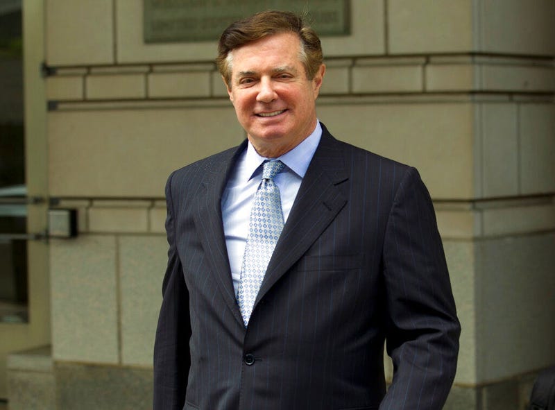 Paul Manafort, President Donald Trump's former campaign chairman, leaves the Federal District Court after a hearing in Washington