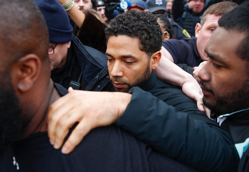 "Empire" actor Jussie Smollett leaves Cook County jail