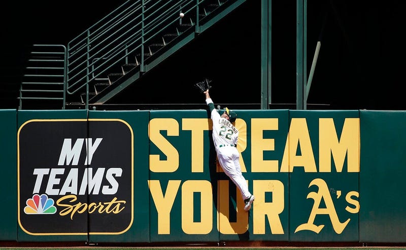 Ramon Laureano robs Teoscar Hernandez, Double Play