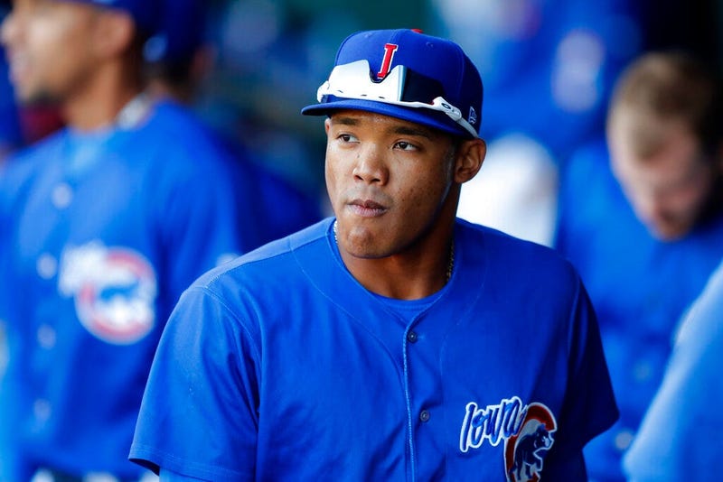 Iowa Cubs shortstop Addison Russell