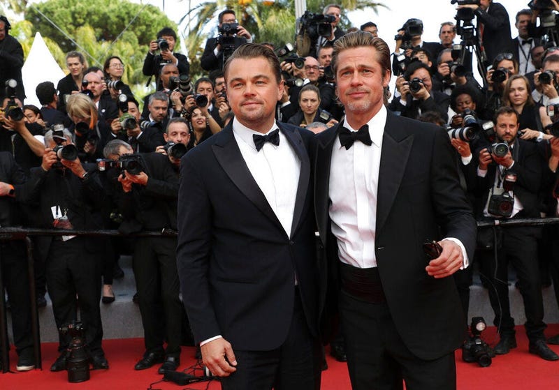 Leonardo DiCaprio, left, and Brad Pitt, "Once Upon a Time In ... Hollywood"