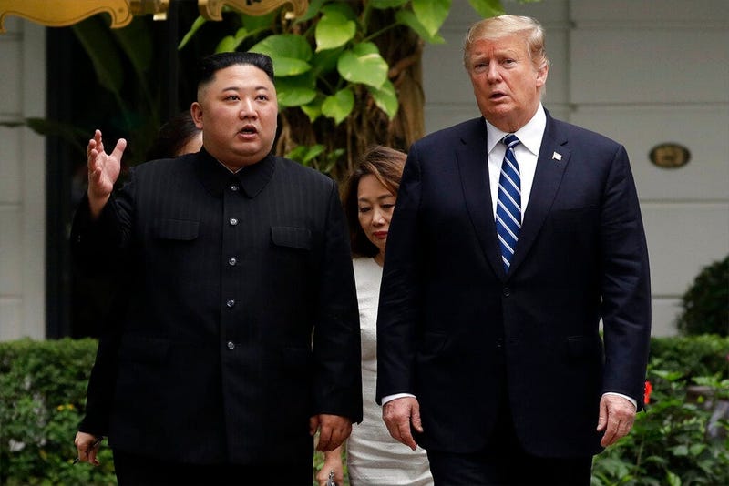  U.S. President Donald Trump and North Korean leader Kim Jong Un 