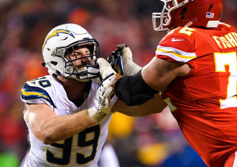 Los Angeles Chargers defensive end Joey Bosa