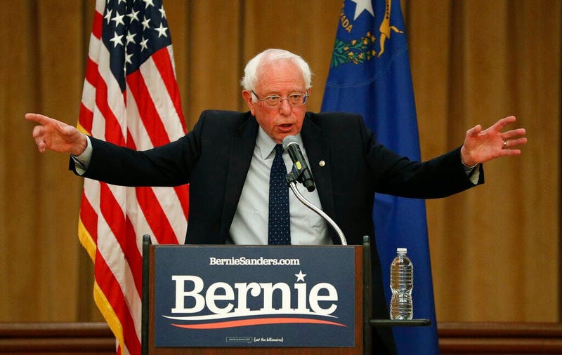 Democratic presidential candidate Sen. Bernie Sanders, I-Vt., speaks at a campaign event Thursday, May 30, 2019, in Henderson, Nev. 