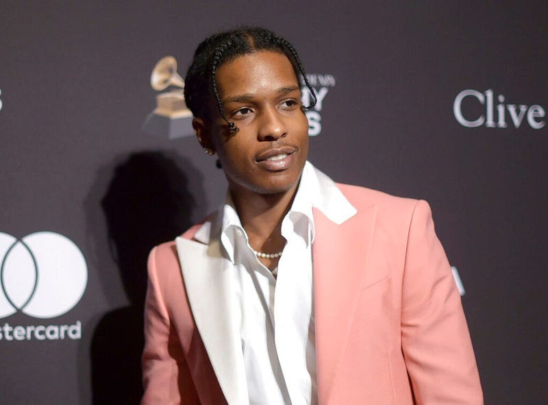 A$AP Rocky at Pre-Grammy Gala And Salute To Industry Icons in Beverly Hills