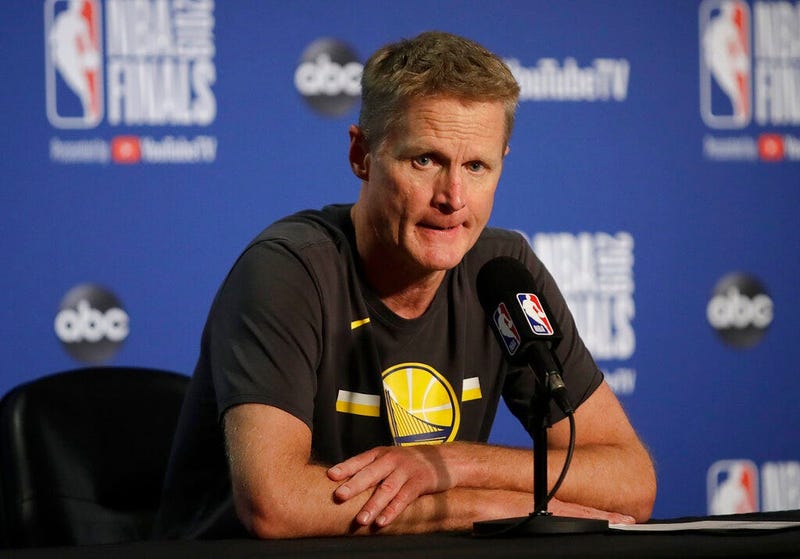Golden State Warriors head coach Steve Kerr 