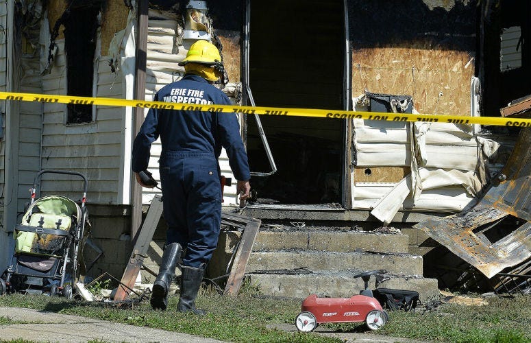 Authorities say an early morning fire in northwestern Pennsylvania claimed the lives of multiple children and sent another person to the hospital. 