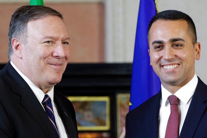 .S. Secretary of State, Mike Pompeo and Italian Foreign Minister Luigi Di Maio